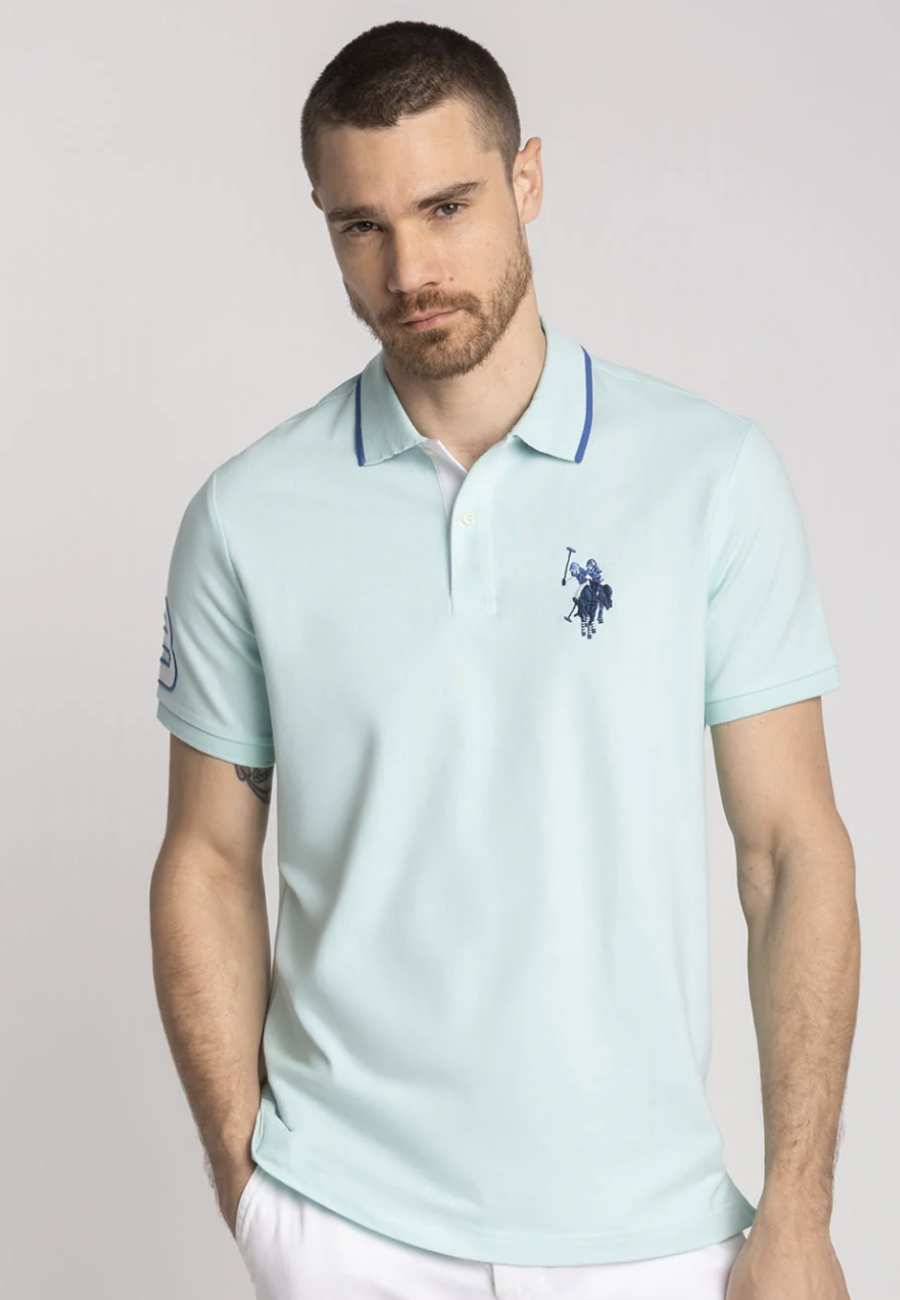 U.S Polo Shirt Multi Color Big Logo