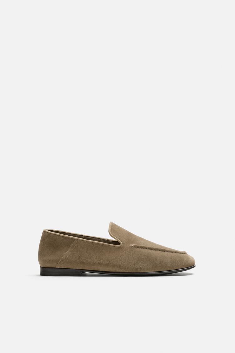 LEATHER LOAFERS ZARA