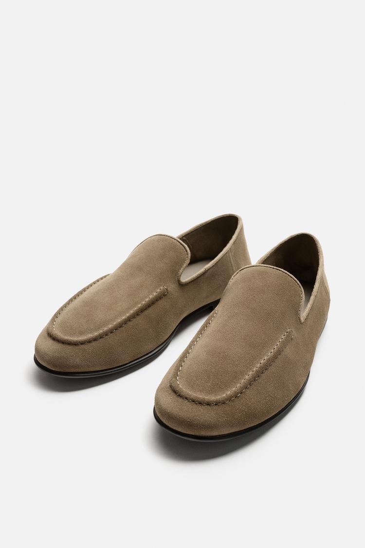 LEATHER LOAFERS ZARA