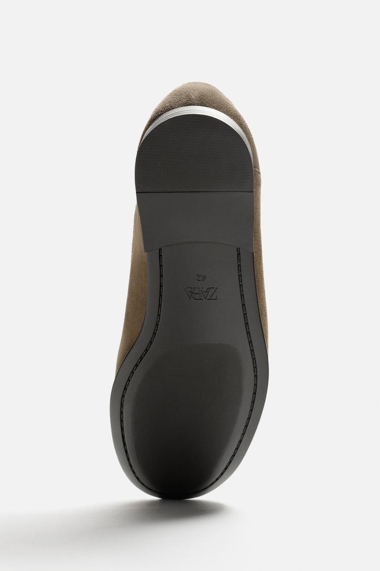 LEATHER LOAFERS ZARA