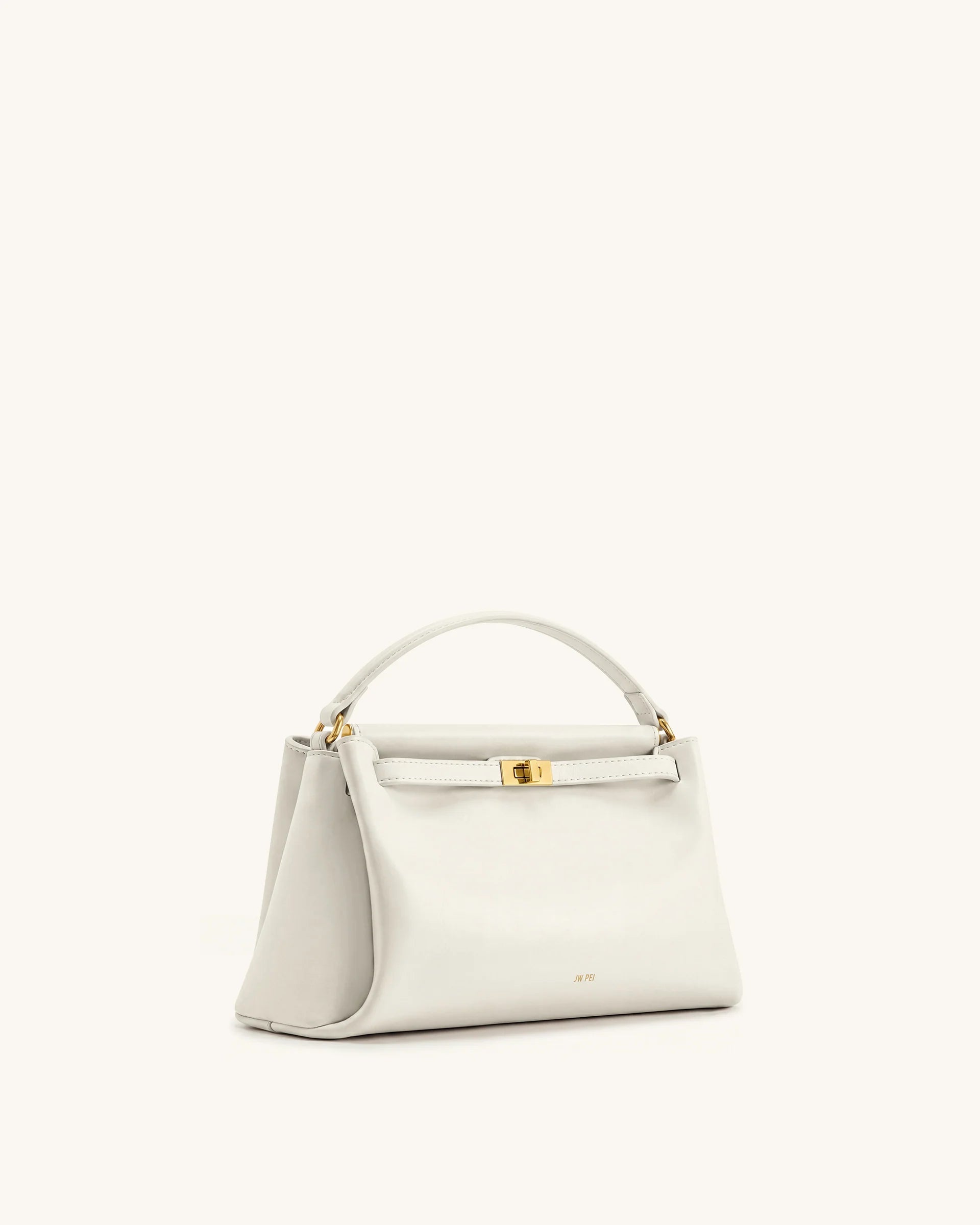 Carmen Top Handle Bag - White