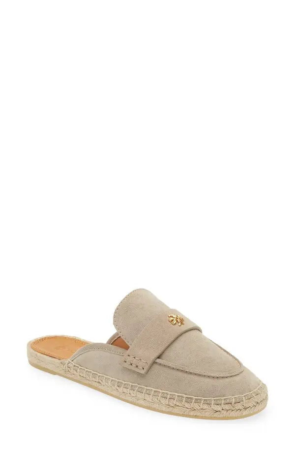 seaside espadrille mule - classic taupe