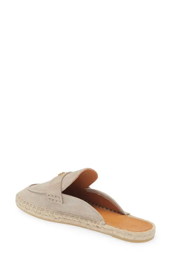 seaside espadrille mule - classic taupe