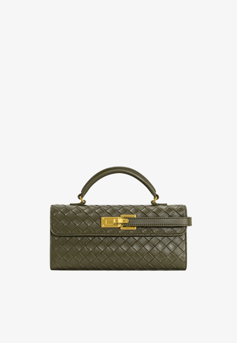JW PEI Keyla Weave Texture Top Handle Bag