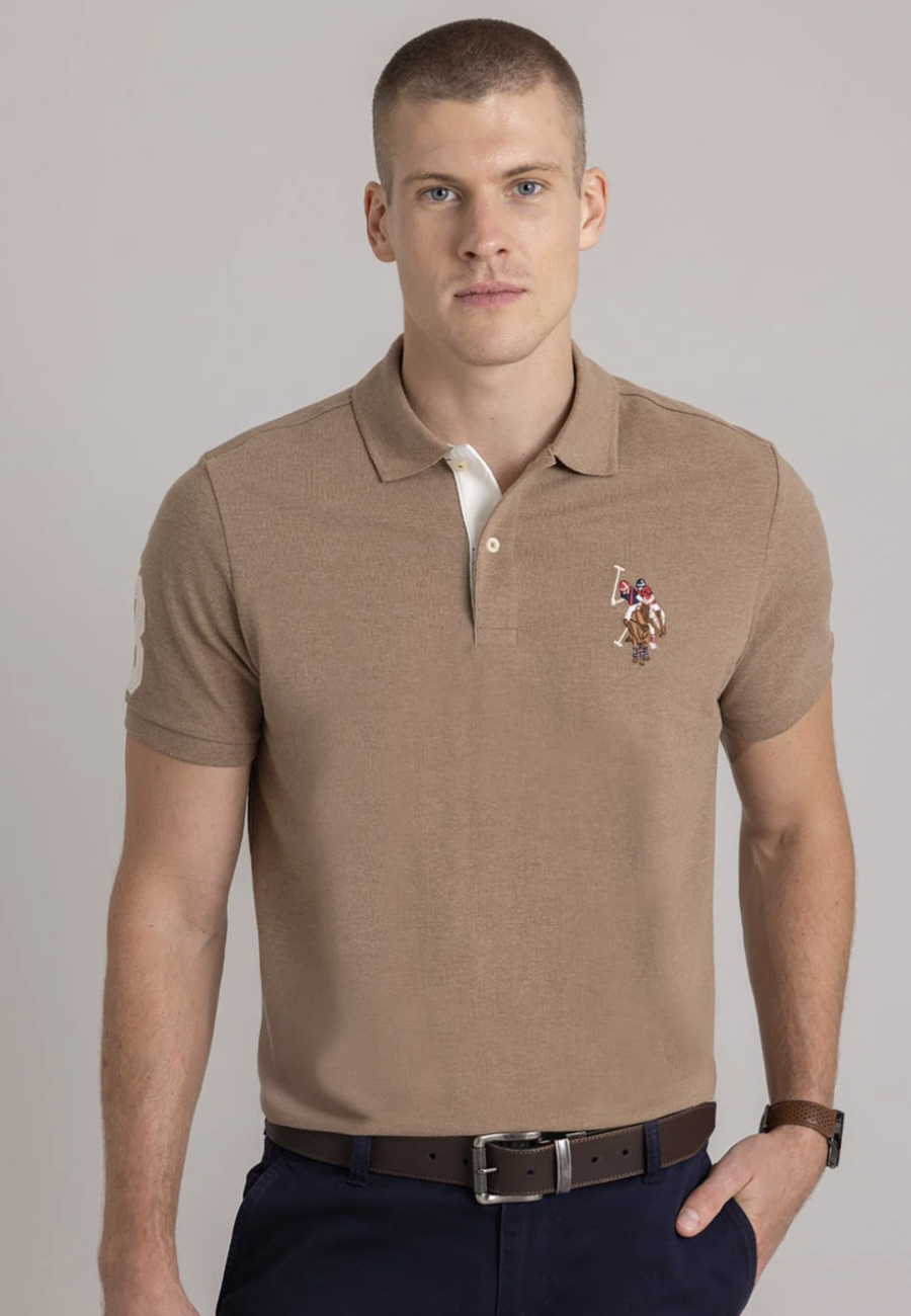 U.S Polo Shirt Multi Color Big Logo