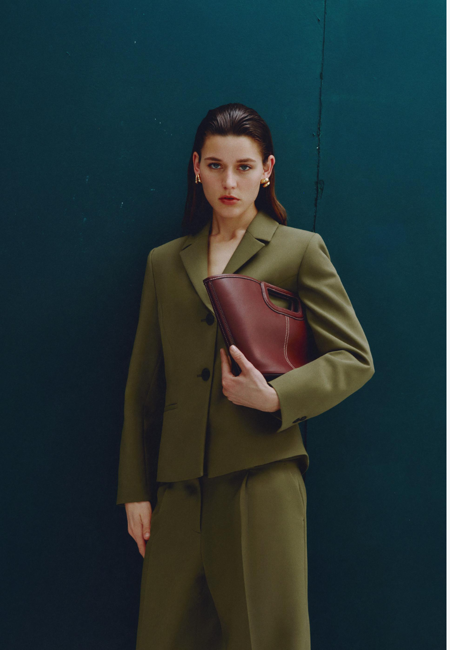 Zara Topstitched Tote Bag