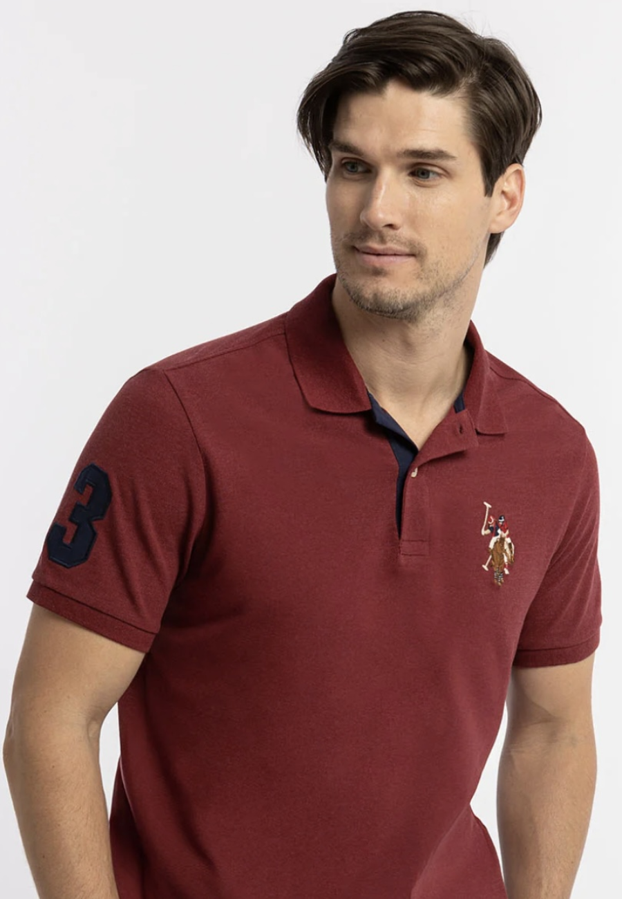 U.S Polo Shirt Multi Color Big Logo
