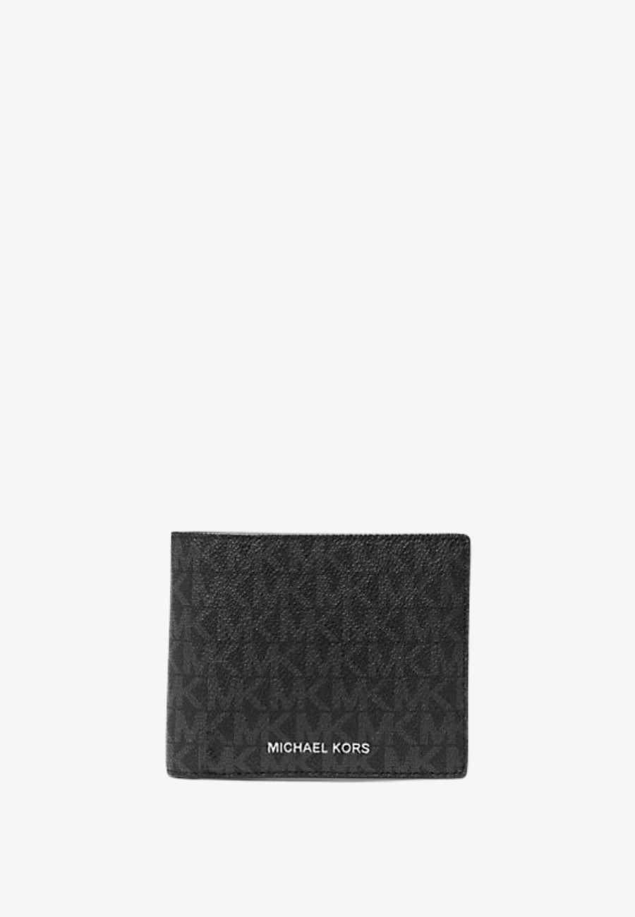 Michael Kors Cooper Logo Billfold Wallet With Passcase