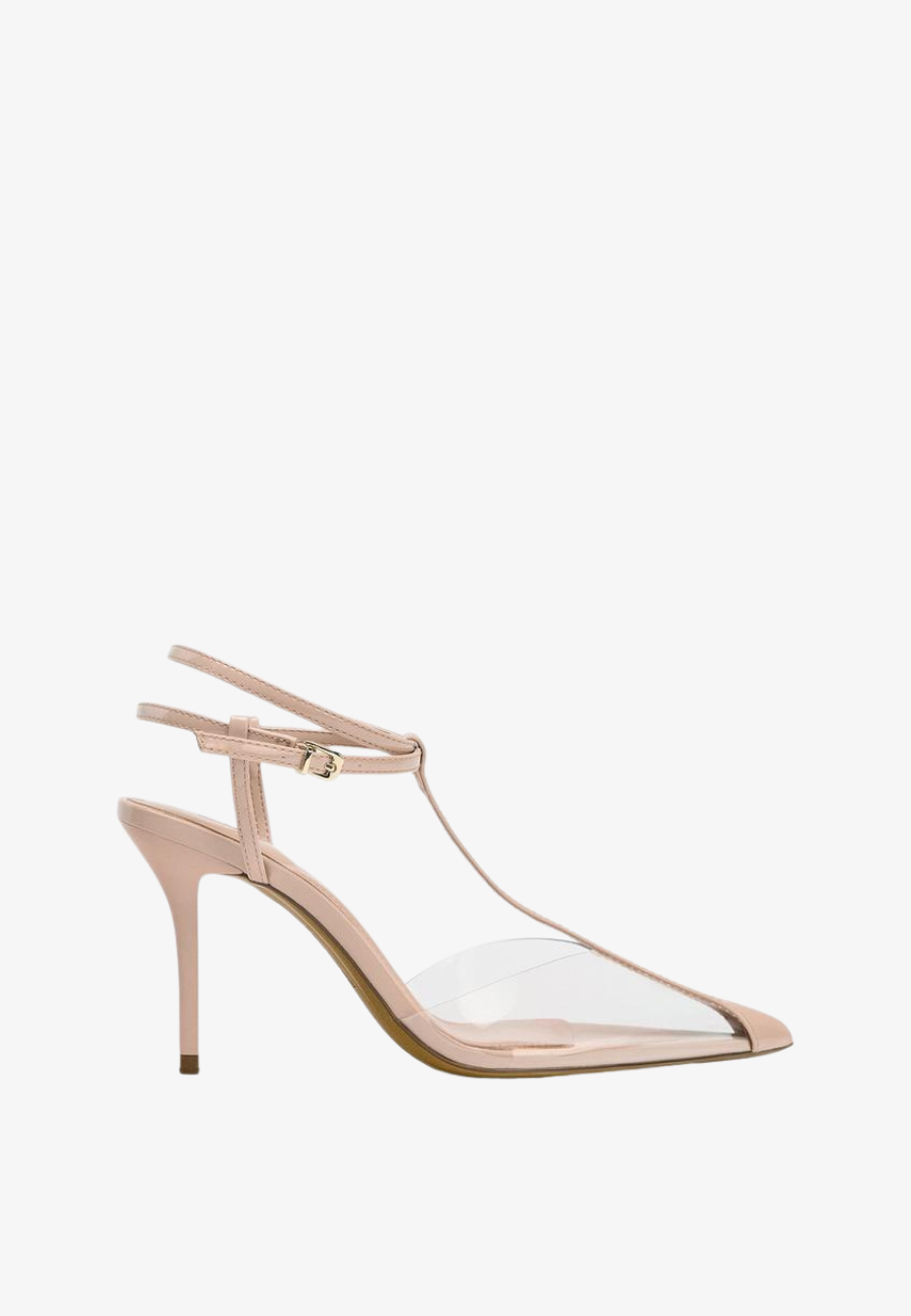 Zara Vinyl Slingback Shoes