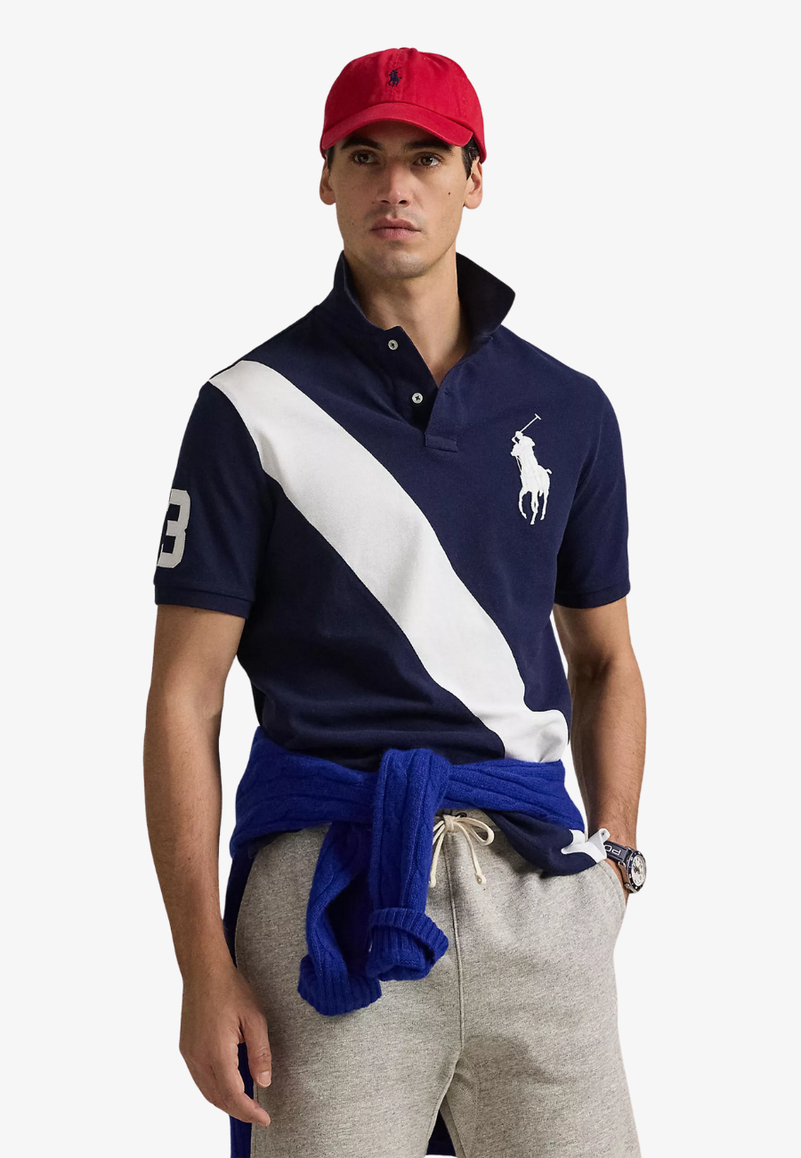 Ralph Lauren Classic Fit Big Pony Mesh Polo Shirt