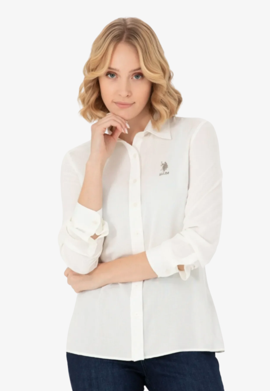 US Polo Assn. WOMEN'S LONG SLEEVE SHIRT