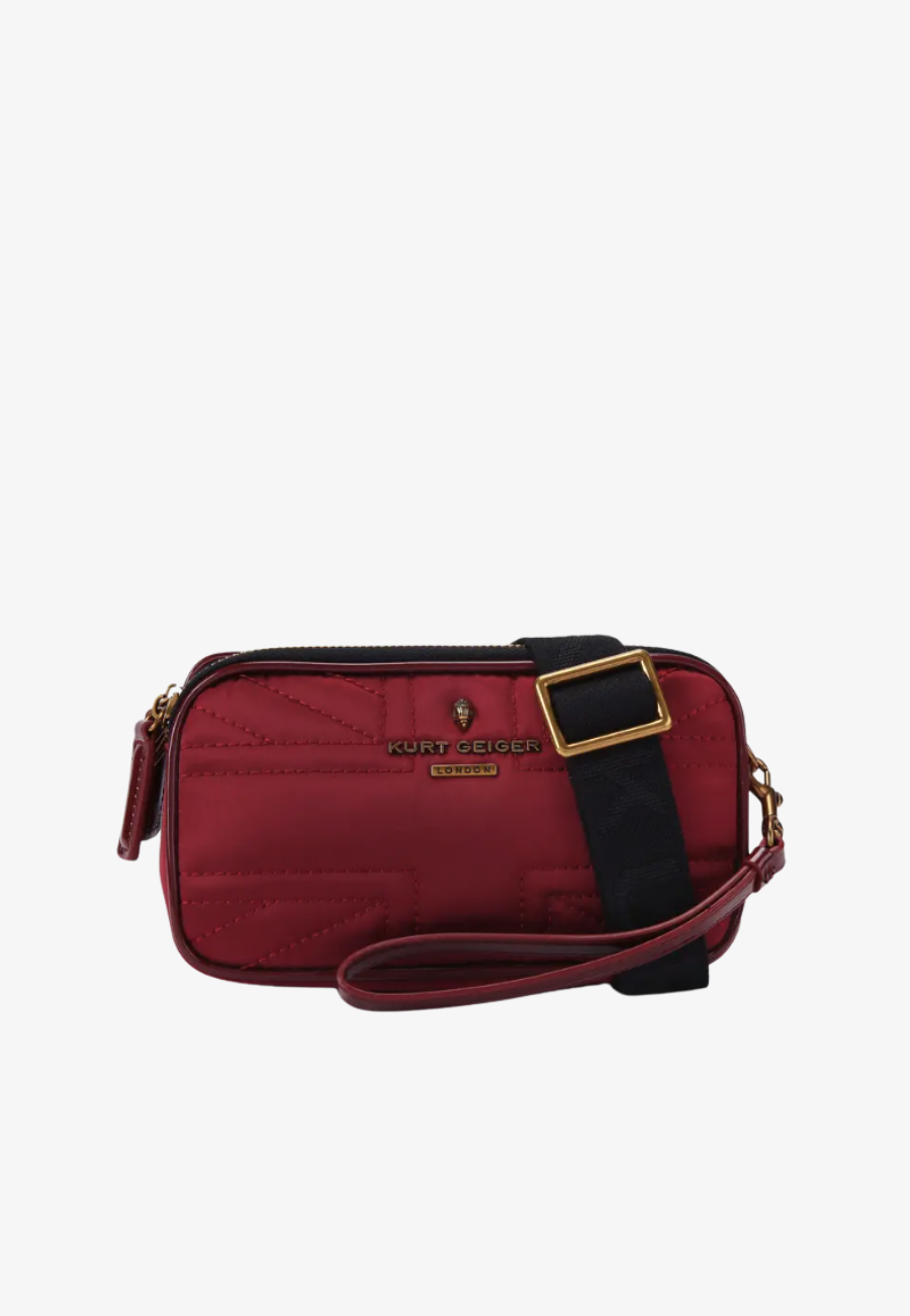 Kurt Geiger union jack nylon camera bag
