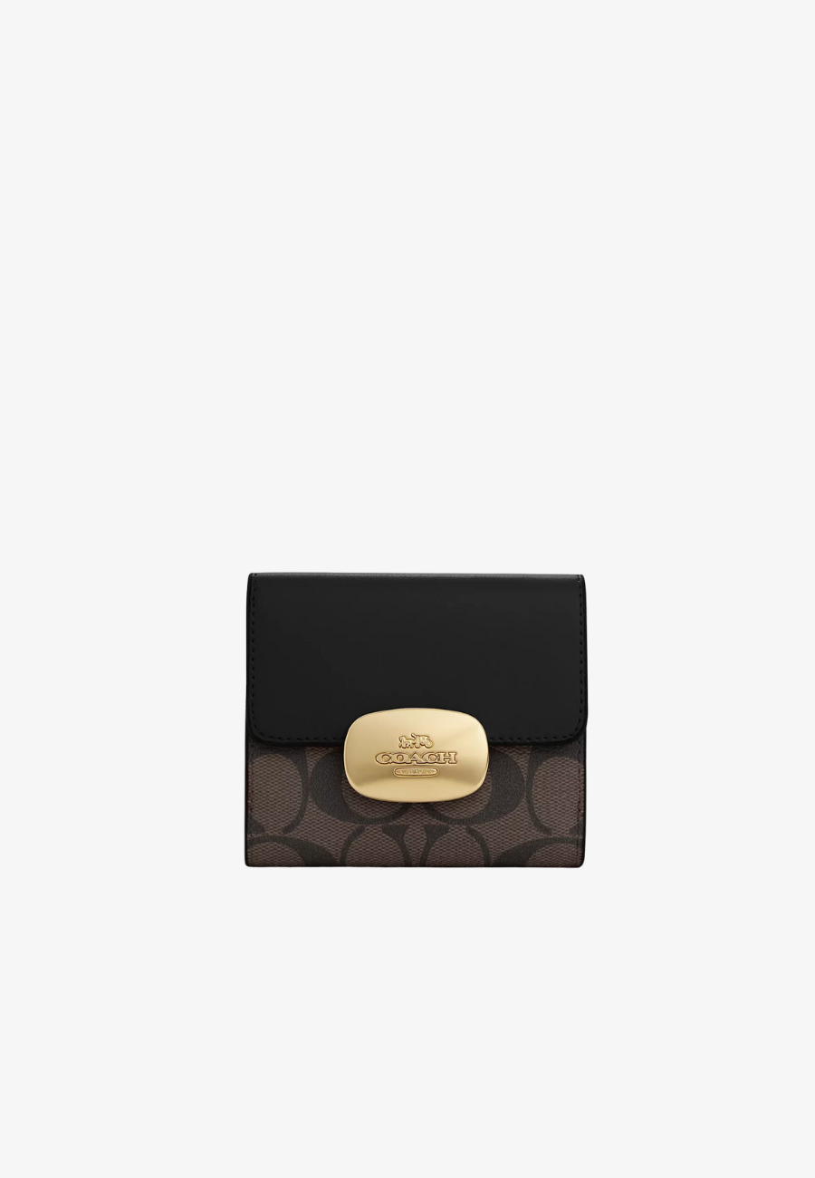 Coach Eliza Small Wallet in Signature Canvas