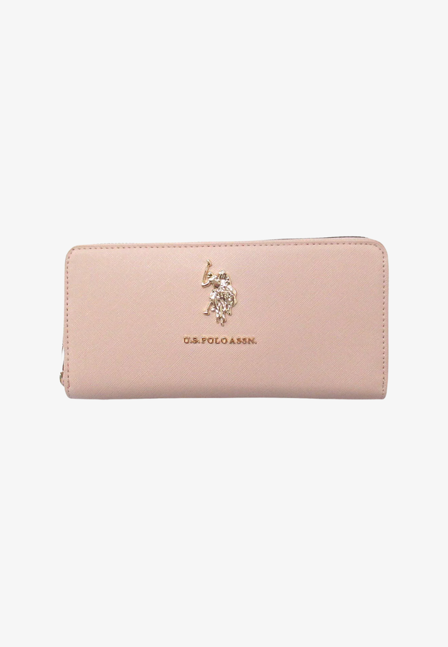 US POLO ASSN. Long Zip-Around Wallet with Logo