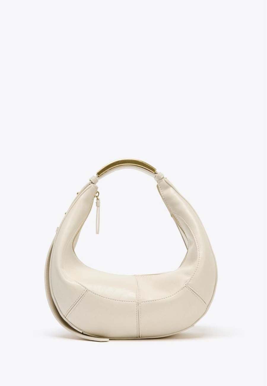 ZARA OVAL BAG WITH METAL STRAP