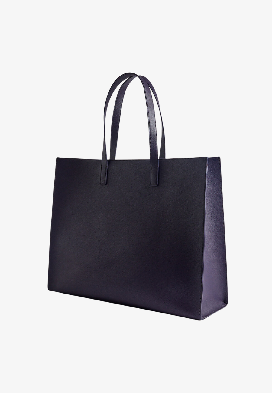 Ted Baker ALUMICN Navy Linear Rose Extra Large Icon Bag