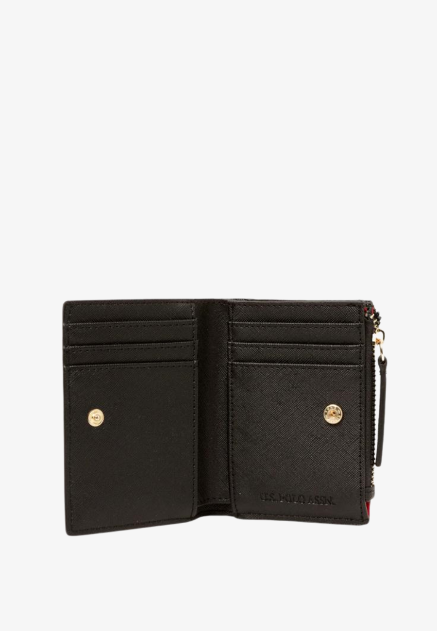 U.S. POLO ASSN Logo snap wallet