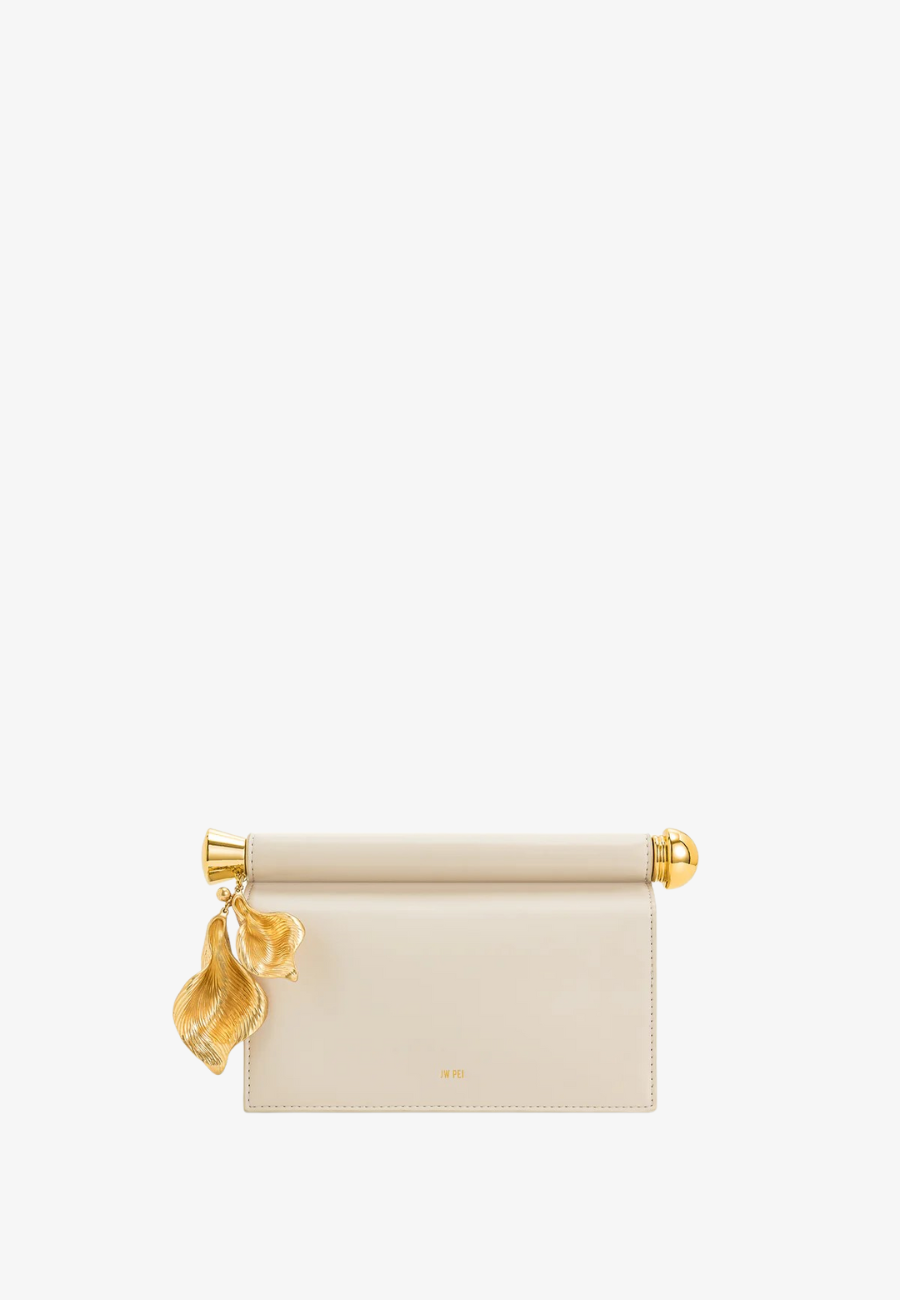 JW PEI Holly Metal Pendant Embellished Clutch