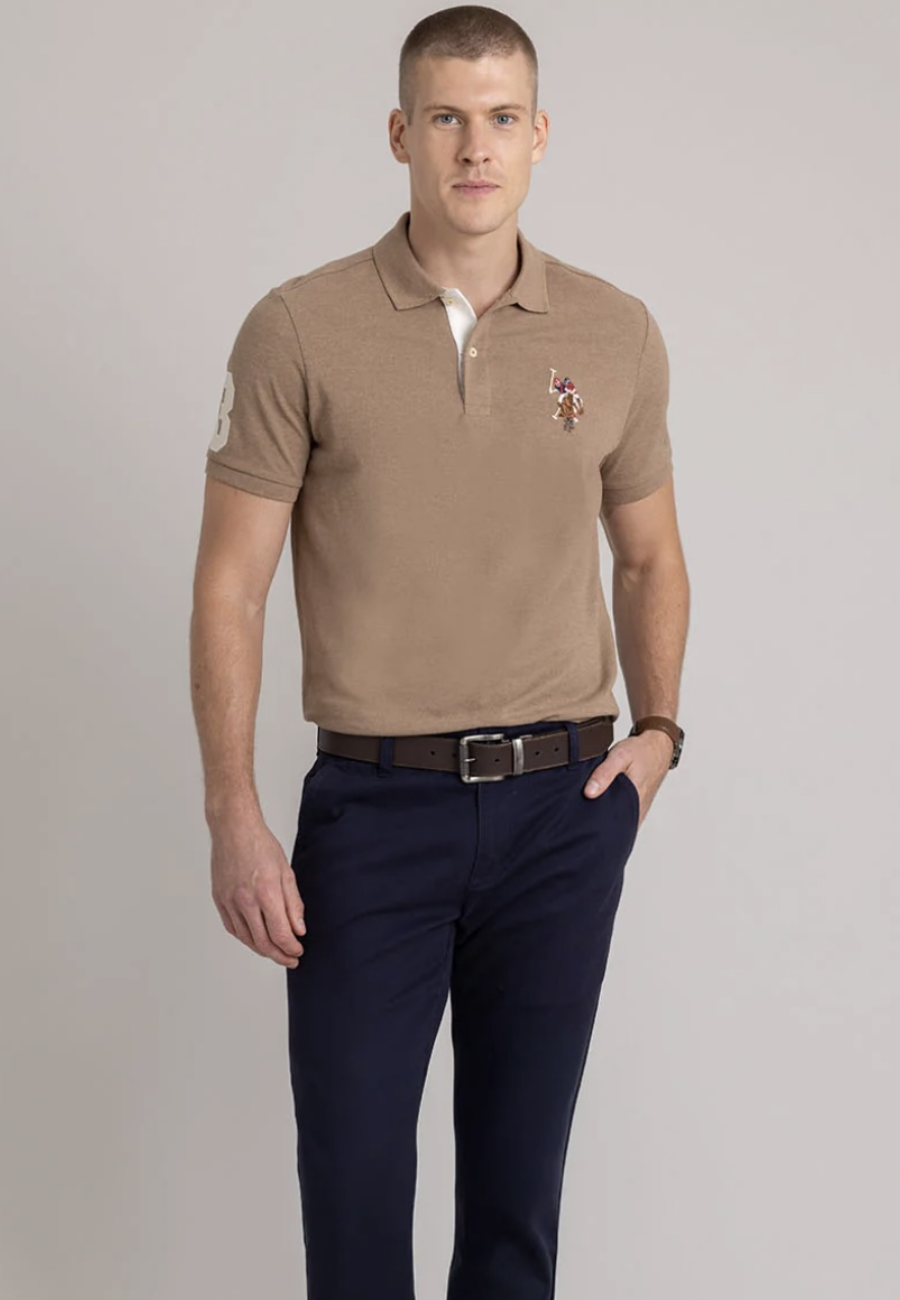 U.S Polo Shirt Multi Color Big Logo