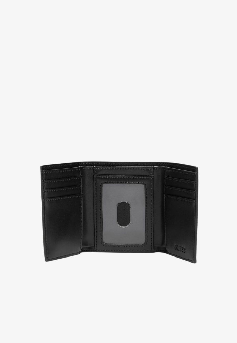 Guess Plaid Trifold Wallet