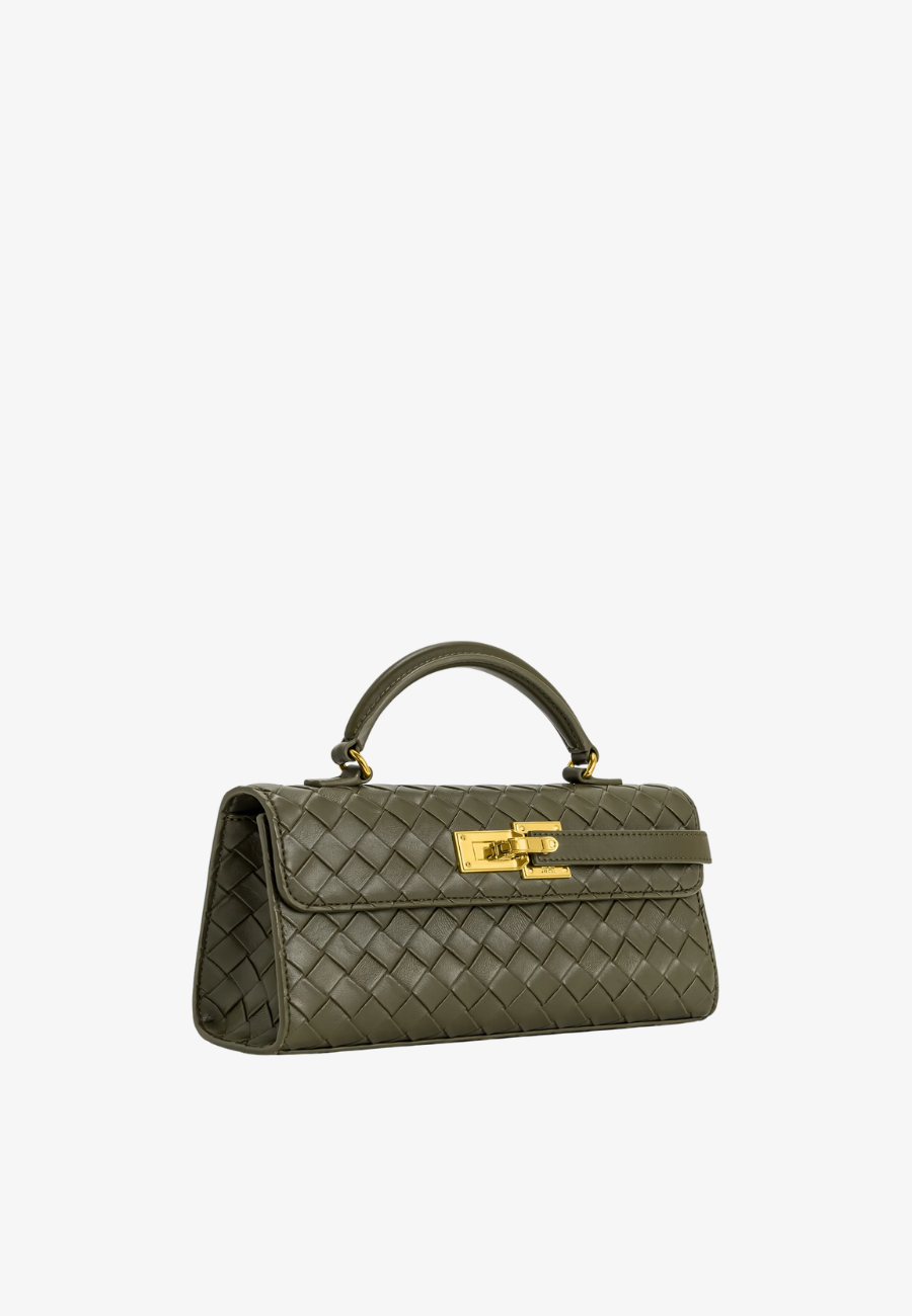 JW PEI Keyla Weave Texture Top Handle Bag