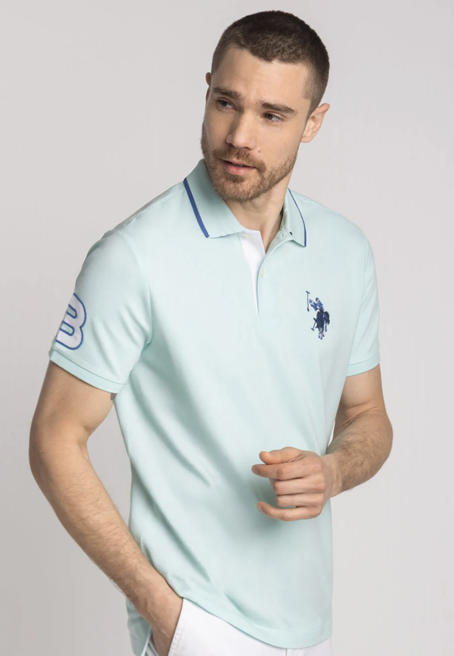 U.S Polo Shirt Multi Color Big Logo