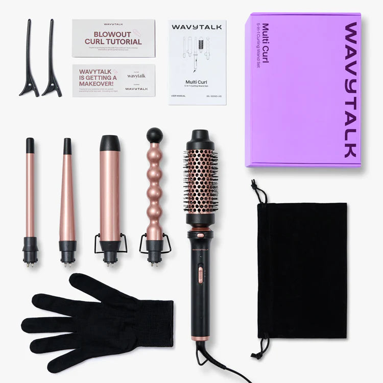 Multi Curl 5-in-1 Curling Wand Set