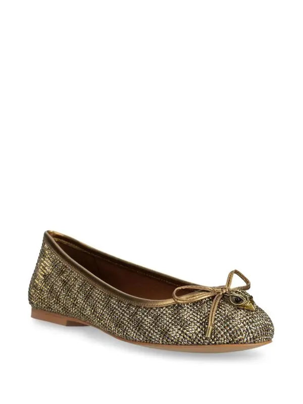 Kurt Geiger London Eagle Ballerina Beige