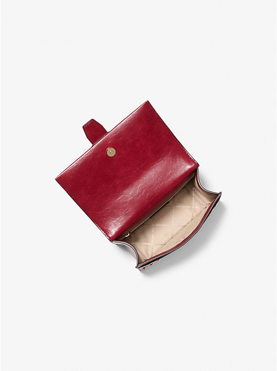 Greenwich Small Studded Distressed Crossbody Bag