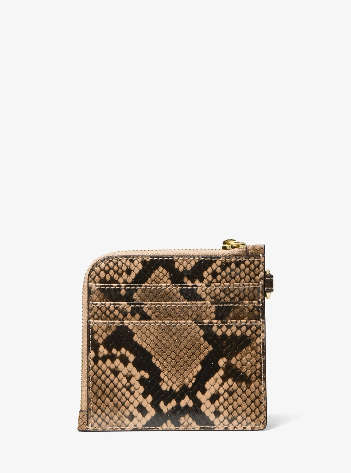 Michael Kors Outlet Jet Set Travel Medium Snake Embossed Chain Wallet