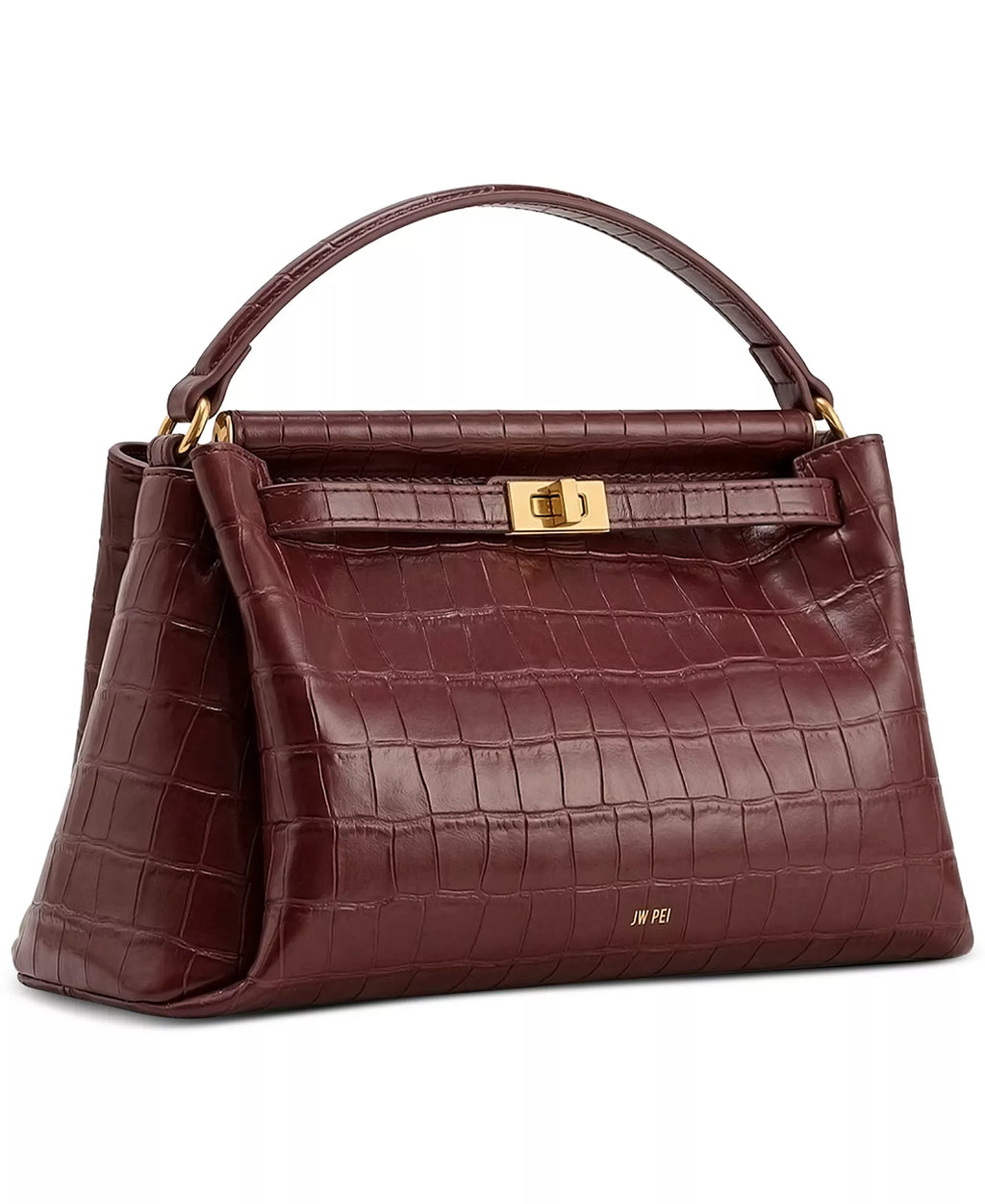 JW PEI Carmen Embossed Pattern Small Top Handle Satchel Handbag