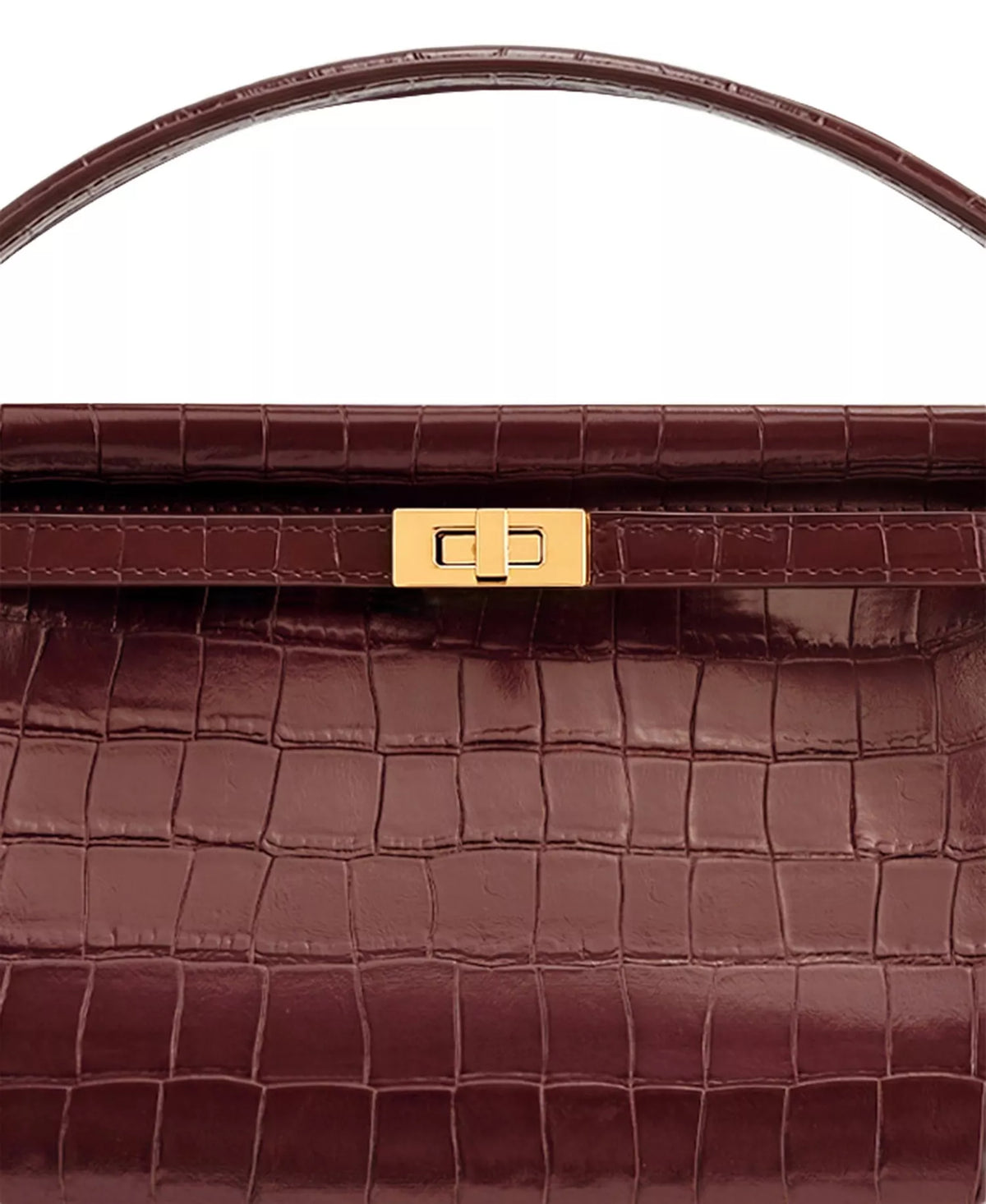 JW PEI Carmen Embossed Pattern Small Top Handle Satchel Handbag