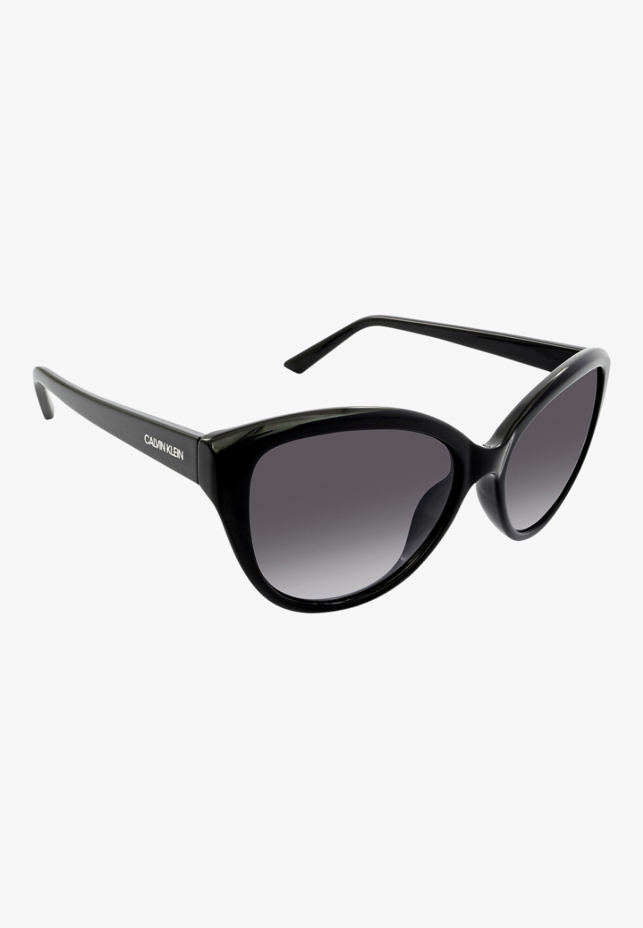 Calvin Klein Grey Gradient Cat Eye Ladies Sunglasses CK19536S 001 55
