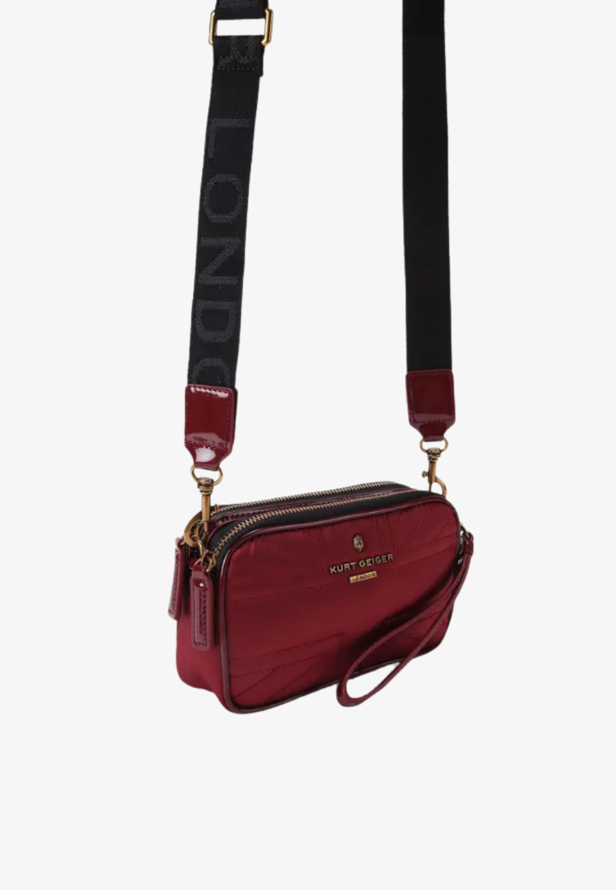 Kurt Geiger union jack nylon camera bag