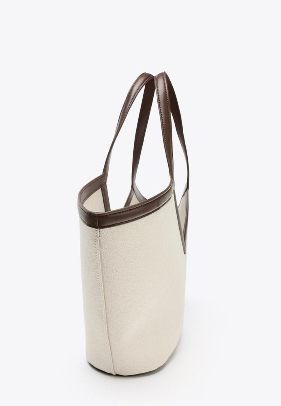 ZARA CANVAS TOTE BAG
