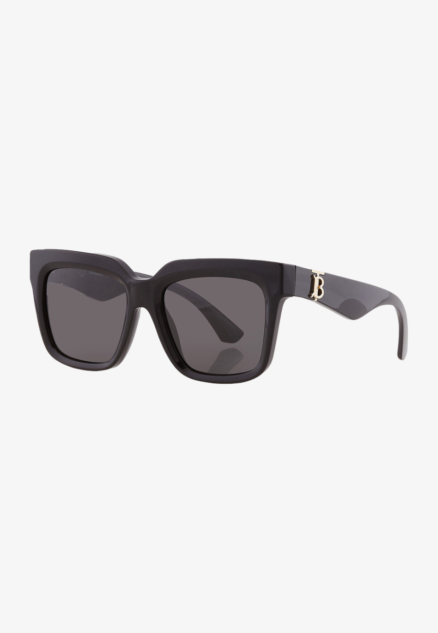 Burberry Dark Grey Square Ladies Sunglasses