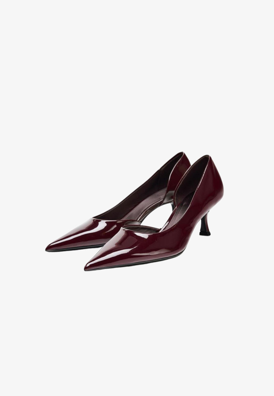 Zara Asymmetric Heeled Shoes