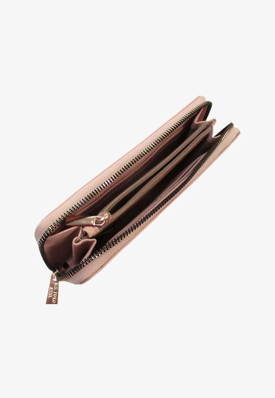 US POLO ASSN. Long Zip-Around Wallet with Logo