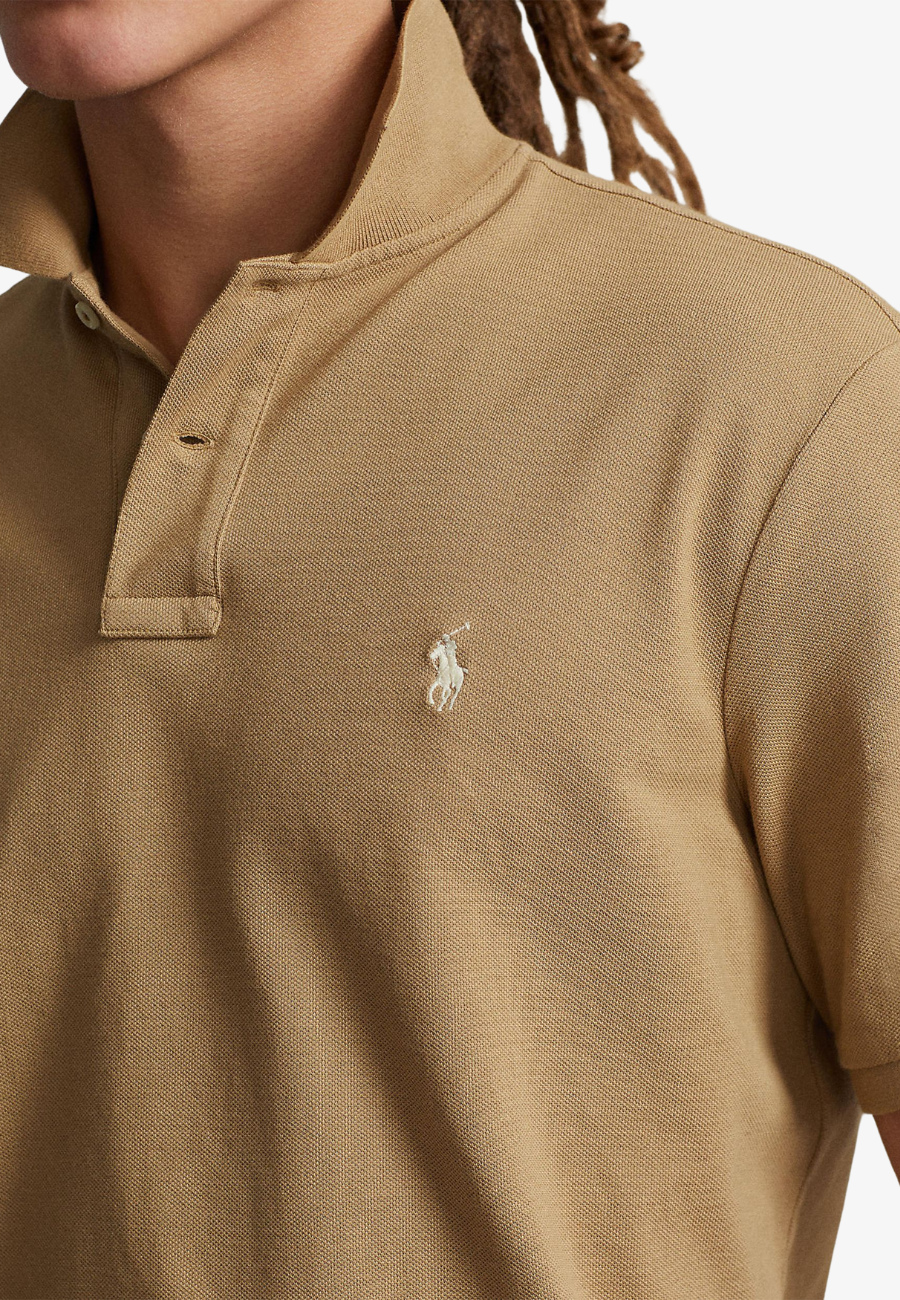 Ralph Lauren Custom Slim Fit Mesh Polo Shirt