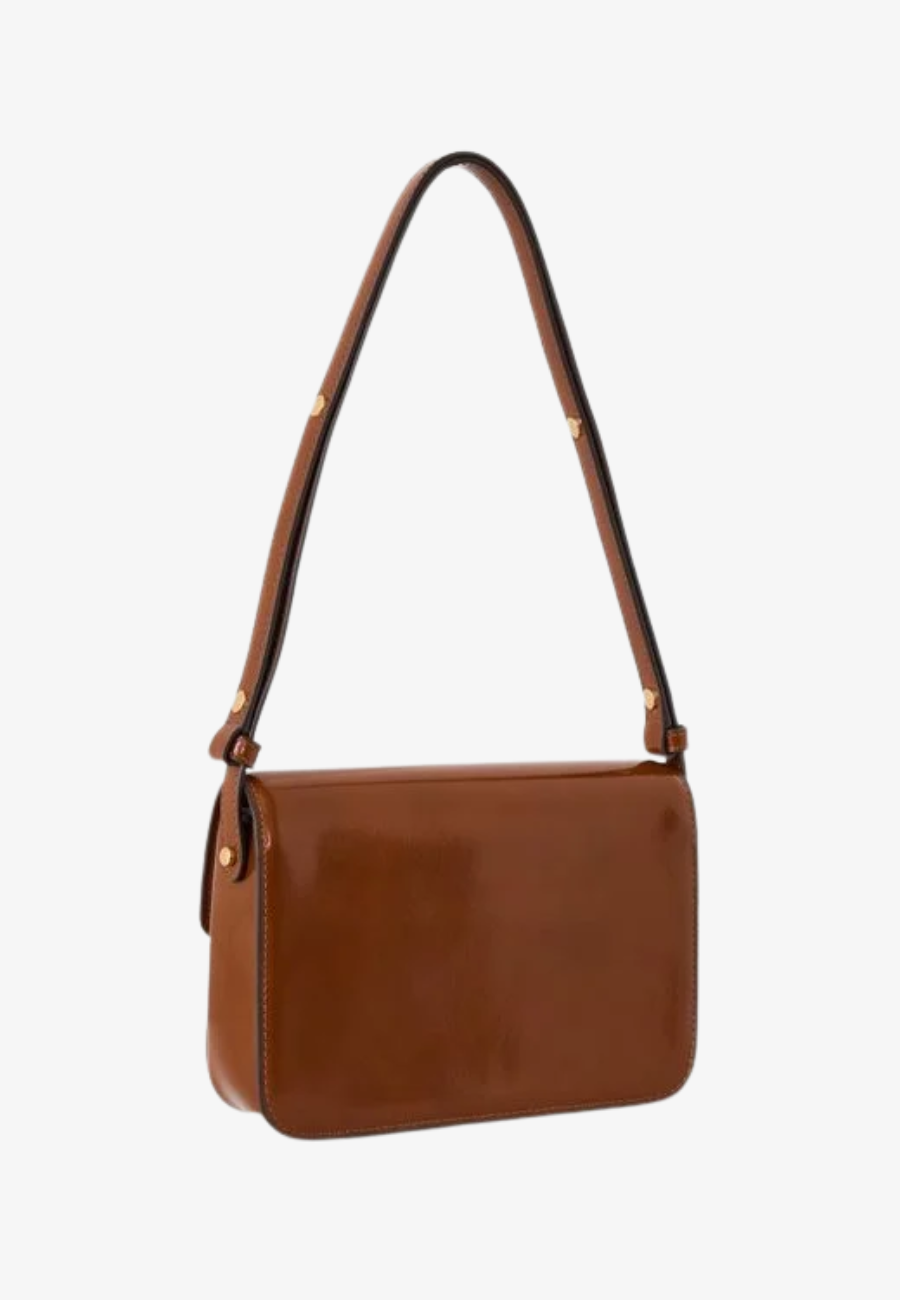 Tory Burch Robinson Spazzolato Shoulder Bag