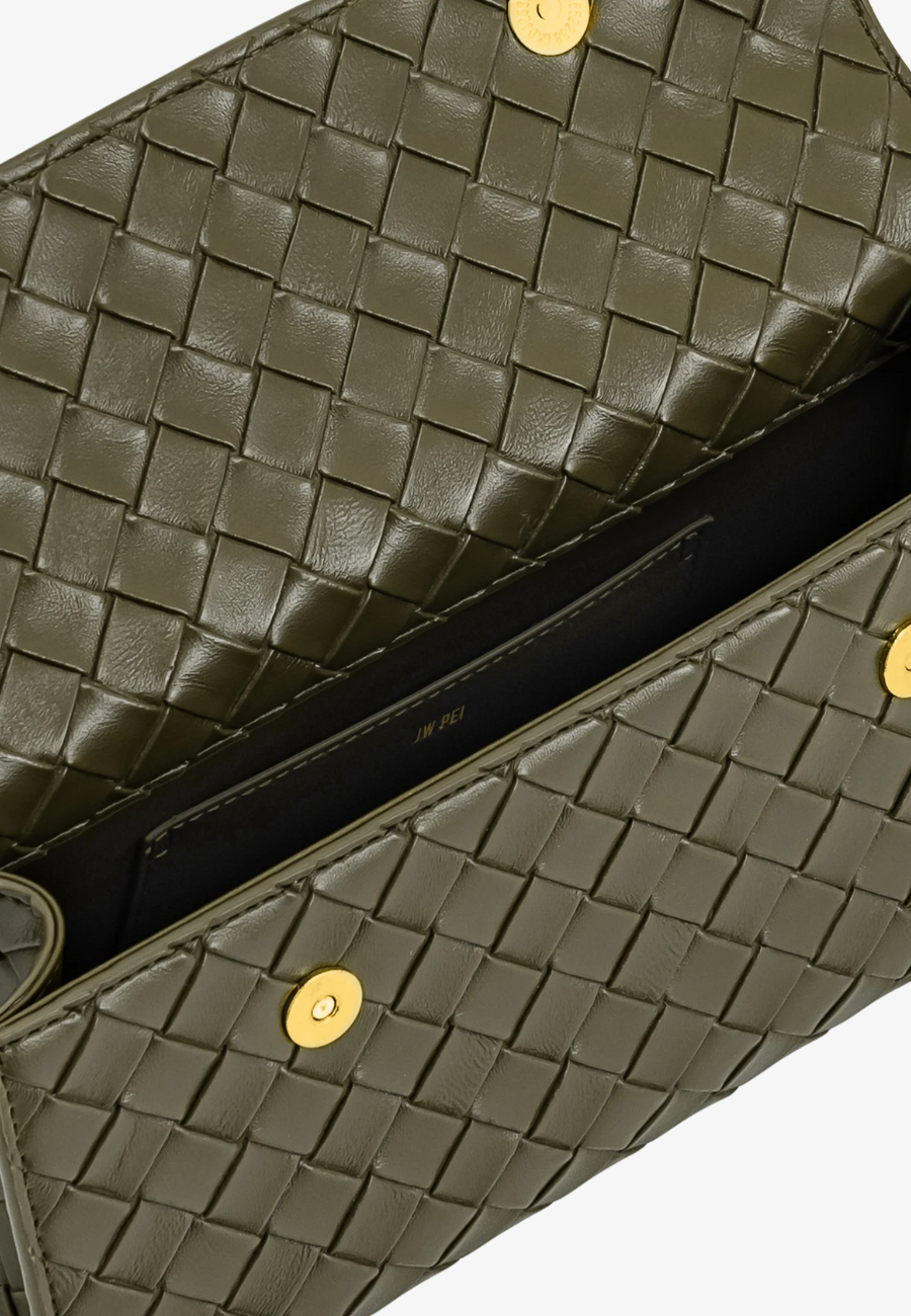 JW PEI Keyla Weave Texture Top Handle Bag