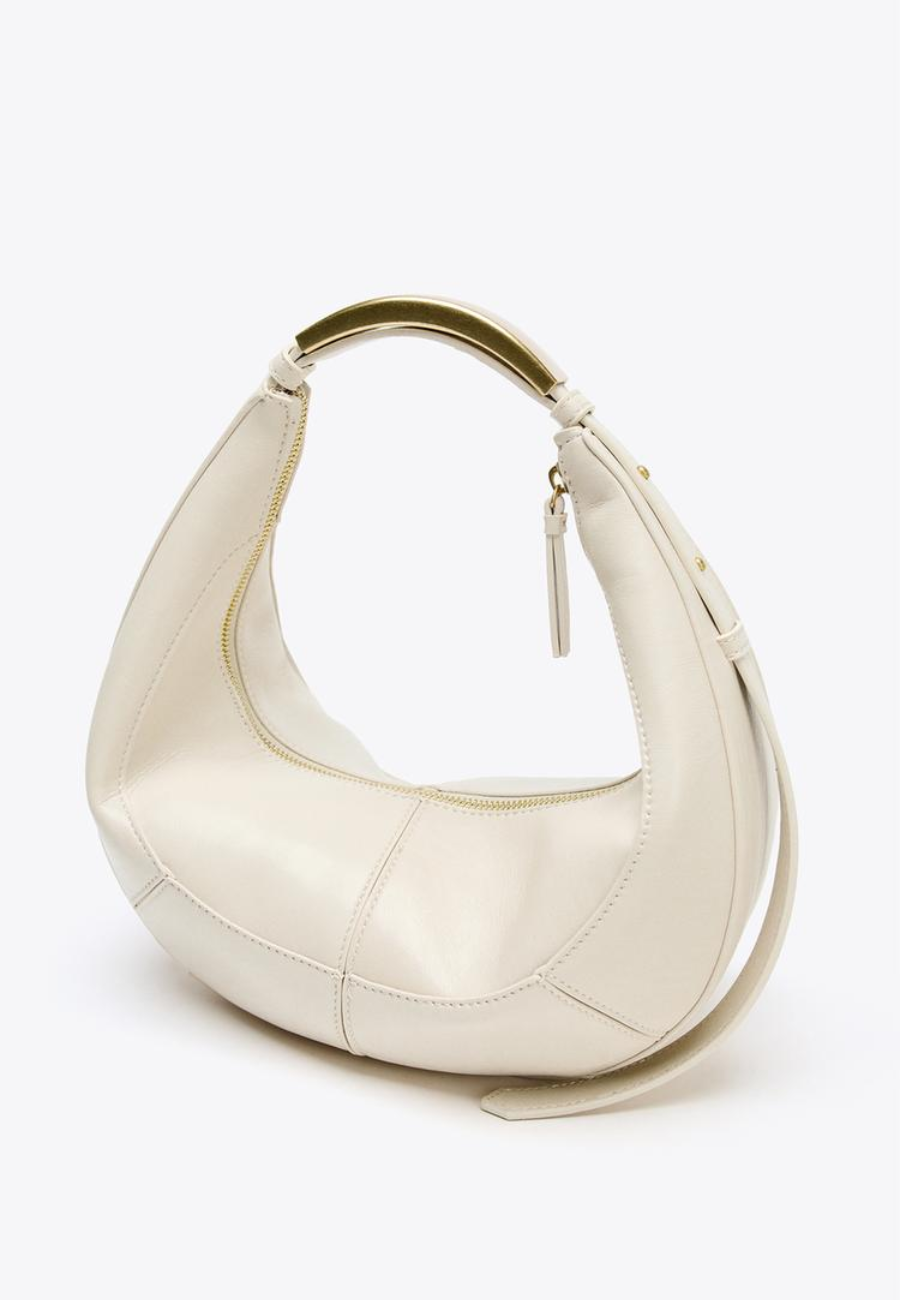 ZARA OVAL BAG WITH METAL STRAP
