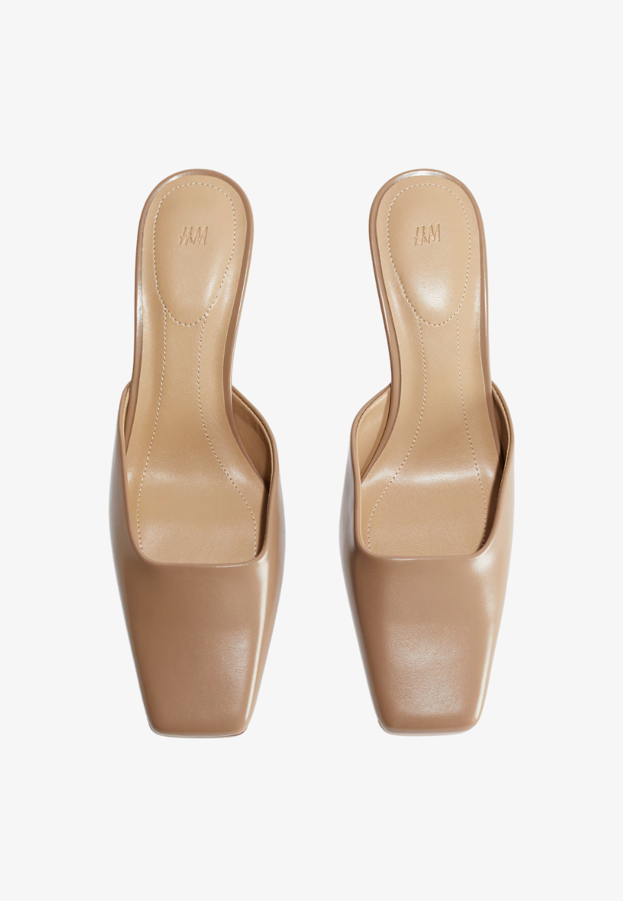 H&M Square-Toe Mules