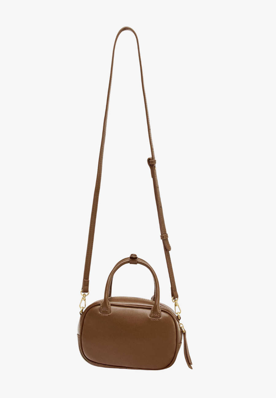 Zara Mini Topstitched Bag