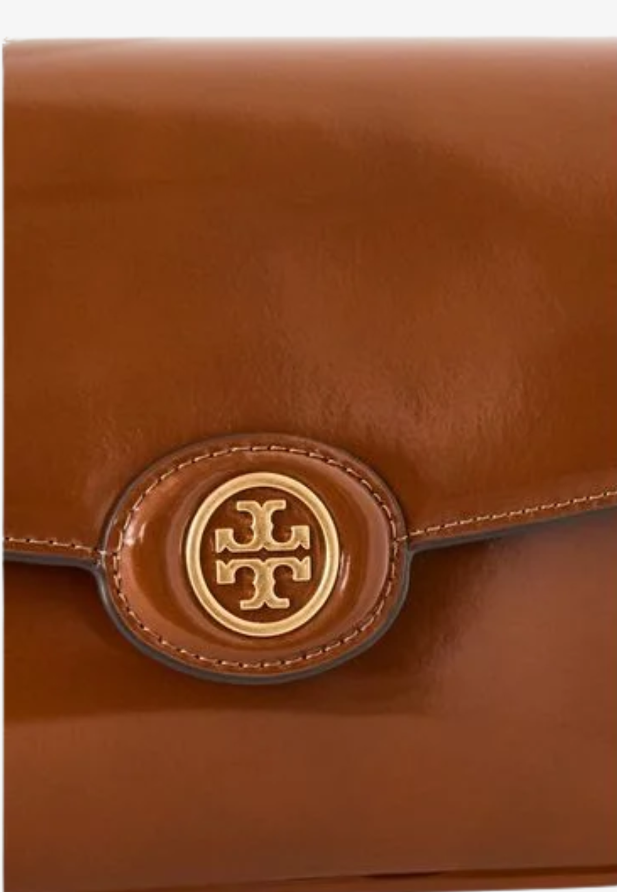 Tory Burch Robinson Spazzolato Shoulder Bag