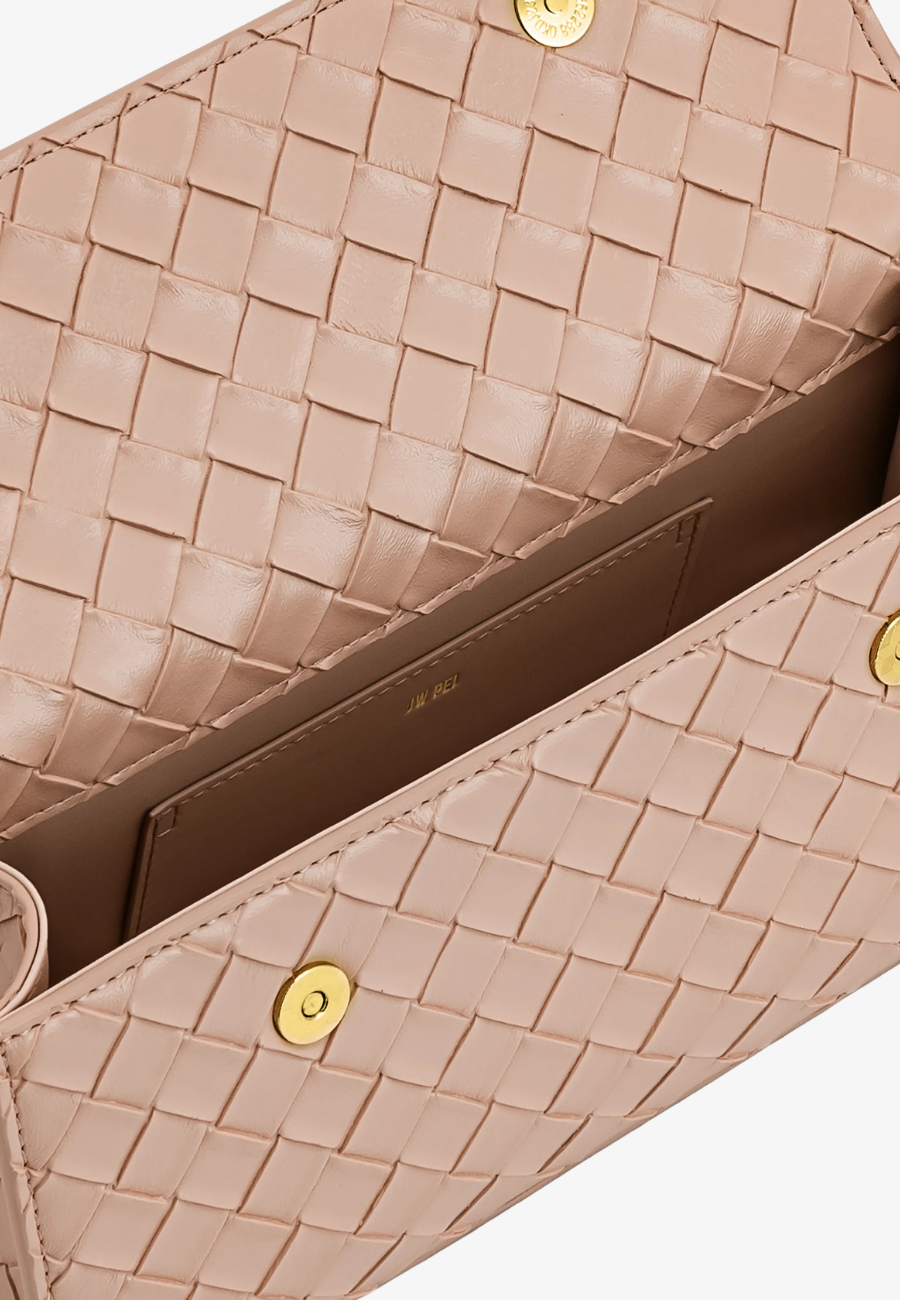 JW PEI Keyla Weave Texture Top Handle Bag