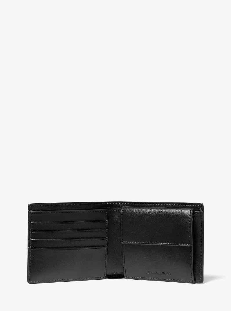 Michael Kors Outlet Cooper Logo Billfold Wallet With Coin Pouch