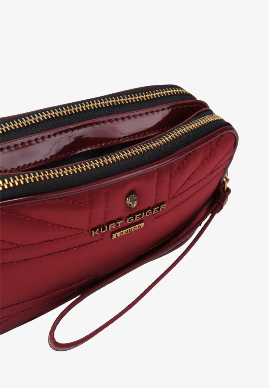 Kurt Geiger union jack nylon camera bag