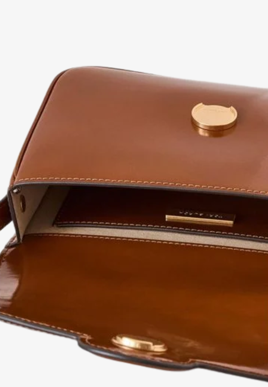 Tory Burch Robinson Spazzolato Shoulder Bag