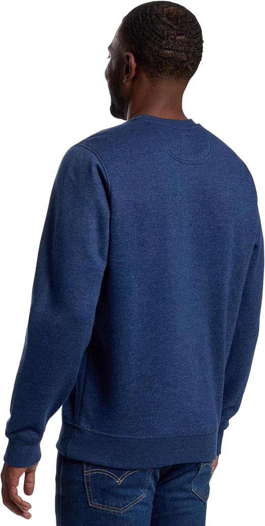 U.S. POLO ASSN. Men's Long Sleeve Popover Crew Neck Fleece Sweatshirt